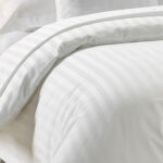 Sateen Stripes Double Flat (Rs 6000.00)